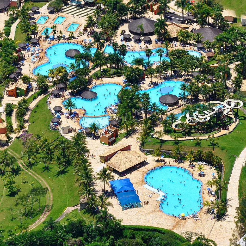 Vista do Aldeia das Águas Park Resort